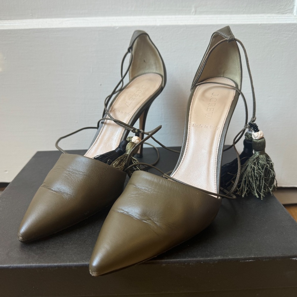 J. Crew Collection Roxie Glitter Pumps